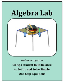 Preview of Algebra Lab: Solving One-Step Equations Student Investigation