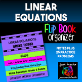 Linear Equations and Slope Foldable Flip Book Organizer