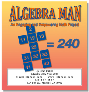 Preview of Algebra Man Conquers the Hundreds Chart