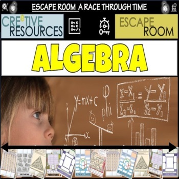 Preview of Algebra Math Escape Room