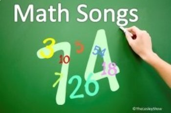 Preview of Algebra Math Songs Bundle