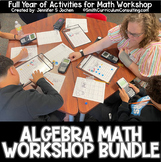 Algebra Math Workshop Activity Bundle Math Stations Now®️ 