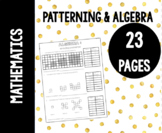Algebra NEW 2020 curriculum (growing and shrinking pattern