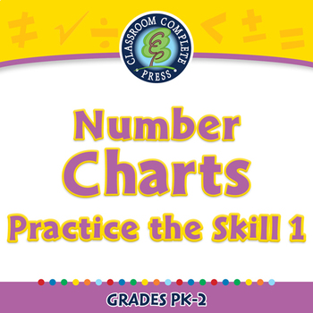 Preview of Algebra: Number Charts - Practice the Skill 1 - NOTEBOOK Gr. PK-2