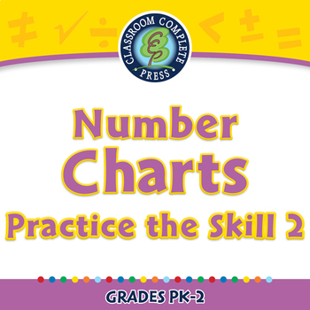 Preview of Algebra: Number Charts - Practice the Skill 2 - NOTEBOOK Gr. PK-2