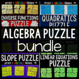 Algebra PUZZLE Activity Bundle
