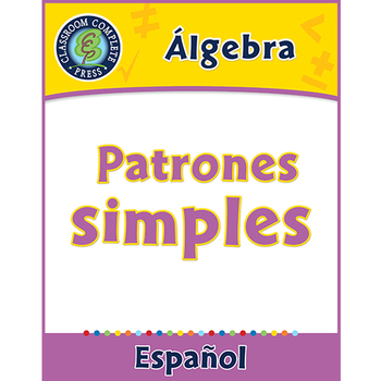 Preview of Álgebra: Patrones simples Gr. PK-2