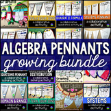 Algebra Pennant Activities Bundle