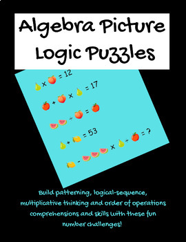 Preview of Algebra Picture Logic Puzzles