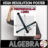 Algebra Poster Perpendicular Lines