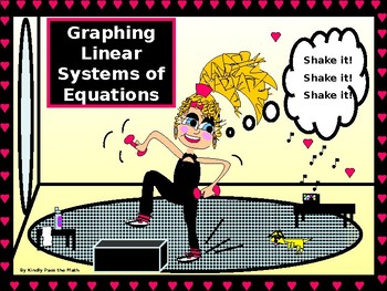 Preview of Algebra Power point:  Graphing Linear Systems of Equations with GUIDED NOTES