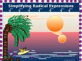 Algebra Power-point:  Simplifying Radical Expressions with