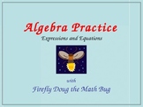 Algebra Practice: Expressions and Equations with Firefly D