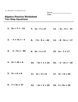 lesson 5 homework practice more two step equations