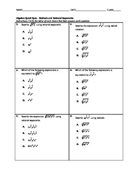 35 Radical And Rational Exponents Worksheet - support worksheet