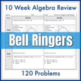 Algebra Review Bell Ringers