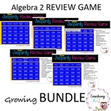 Algebra Review Game Growing Bundle