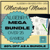 Algebra Review Games Mega (Growing) Bundle