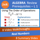 Order of Operations - Video Walkthroughs - Algebra - Jay A