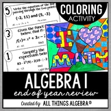 Algebra Review Stations | Coloring Activity