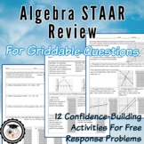 Algebra STAAR Griddable Practice Activity
