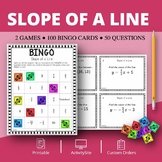 Algebra: Slopes Math Bingo Review Game