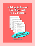 Algebra | Solving System of Equations with Two Variables