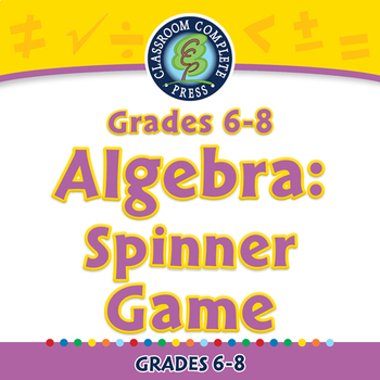 Preview of Algebra: Spinner Game - MAC Gr. 6-8