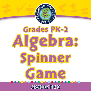 Preview of Algebra: Spinner Game - MAC Gr. PK-2