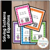 Algebra Systems of Equations Task Cards