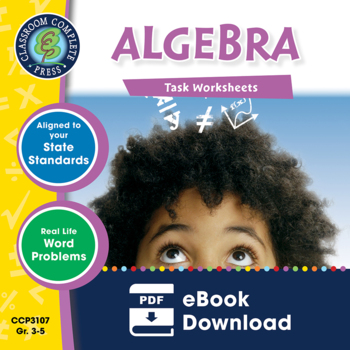 Preview of Algebra - Task Sheets Gr. 3-5