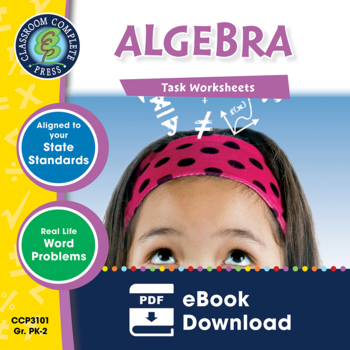 Preview of Algebra - Task Sheets Gr. PK-2