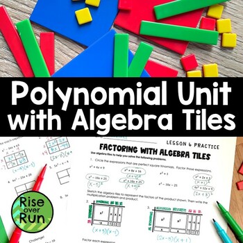 Preview of Algebra Tiles Lessons for Multiplying & Factoring Polynomials