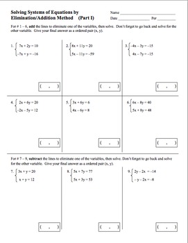 linear equations homework 9