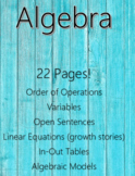 Algebra Unit Materials