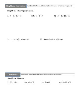 homework 9 translating expressions equations and inequalities