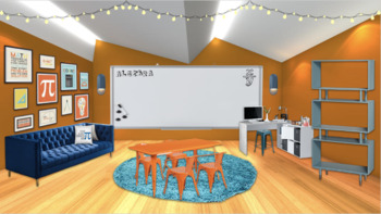 Preview of Algebra Virtual Classroom Background