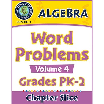 Preview of Algebra: Word Problems Vol. 4 Gr. PK-2