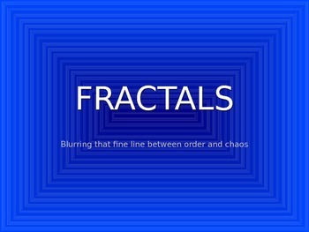 Preview of Fractals PowerPoint