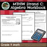 Algebra and Coding Workbook (Grade 9 Ontario Math MTH1W) N