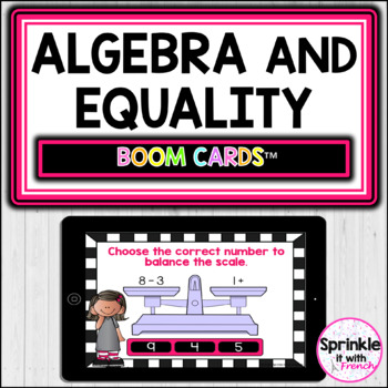 Preview of Algebra and Equality Boom Cards™️