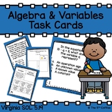 Algebra and Variables Task Cards