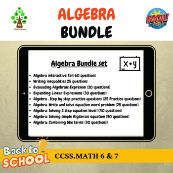 Preview of Algebra bundle