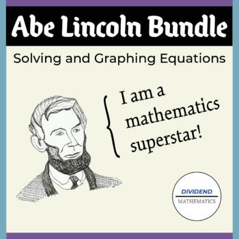 Preview of Algebra with Abe Worksheet Bundle