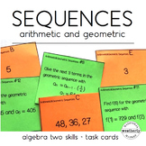 Arithmetic and Geometric Sequences algebra2