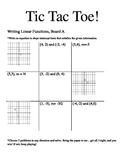 Algebra/PreAlgebra Tic Tac Toe Bundle