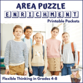 Area Puzzle Enrichment/ Challenge Tasks & Printable Packet