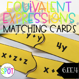 Algebraic Equivalent Expressions Match CCSS 6.EE.4 Aligned