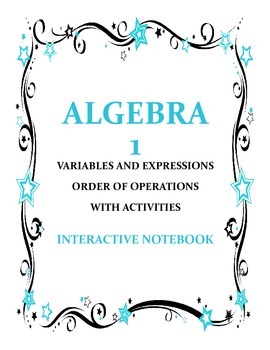 Preview of Algebraic Experssions and Order of Operations