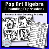 Algebraic Expressions (Expanding Brackets) Coloring Activity